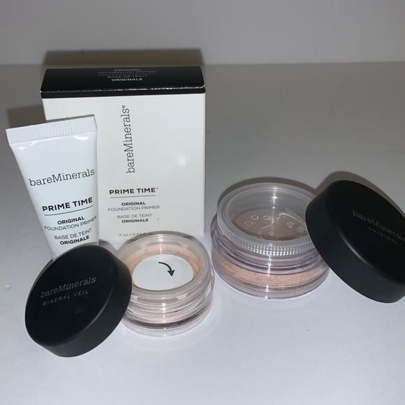 New Medium + Mineral Veil BareMinerals + Primer